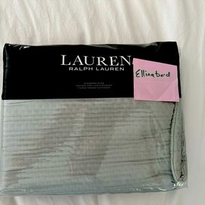 Ralph Lauren Spencer Matelasse Decorative Sage Standard size 20" x 26" Sham NWT